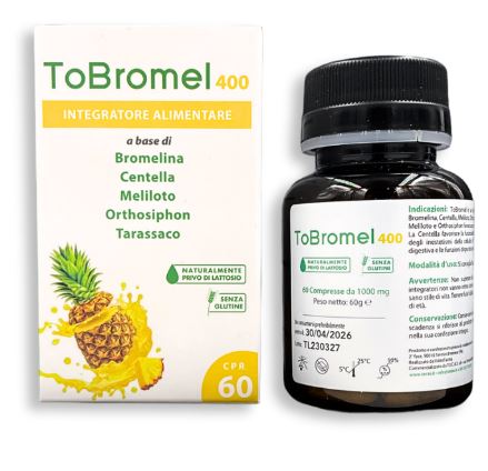 TOBROMEL 400 60 COMPRESSE - Farmacia-flash.it
