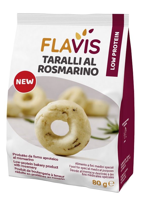FLAVIS TARALLI ROSMARINO 80 G - Farmacia-flash.it