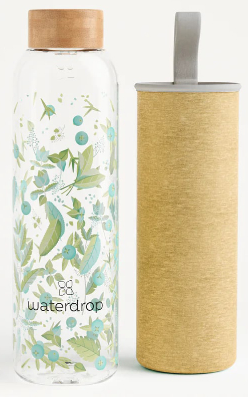 WATERDROP BOTTIGLIA VETRO CLEAN DA 600 ML - Farmacia-flash.it