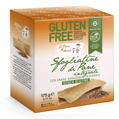 IL PANE DI ANNA SFOGLIATINE PANE INTEGRALE SENZA GLUTINE 315 G - Farmacia-flash.it
