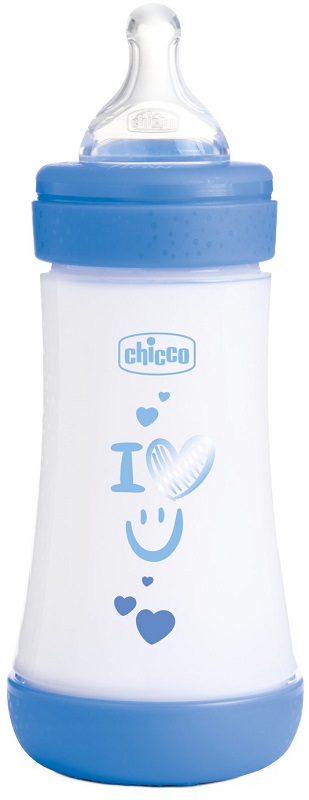 CHICCO BIBERON P5 240ML MED SILICONE BOY - Farmacia-flash.it