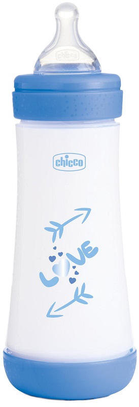 CHICCO BIBERON P5 300ML FAST SILICONE BOY - Farmacia-flash.it