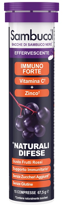 SAMBUCOL EFFERVESCENTE 15 COMPRESSE - Farmacia-flash.it