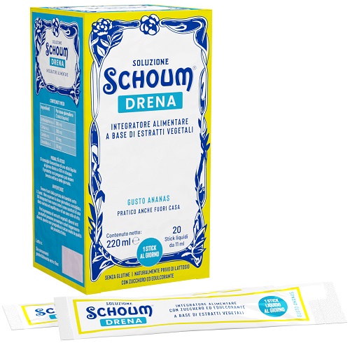 SOLUZIONE SCHOUM DRENA 20 STICK - Farmacia-flash.it