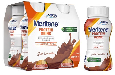 MERITENE DRINK CIOCCOLATO 4 PEZZI DA 200 ML - Farmacia-flash.it