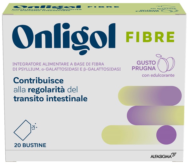 ONLIGOL FIBRE PRUGNA 20 BUSTINE - Farmacia-flash.it