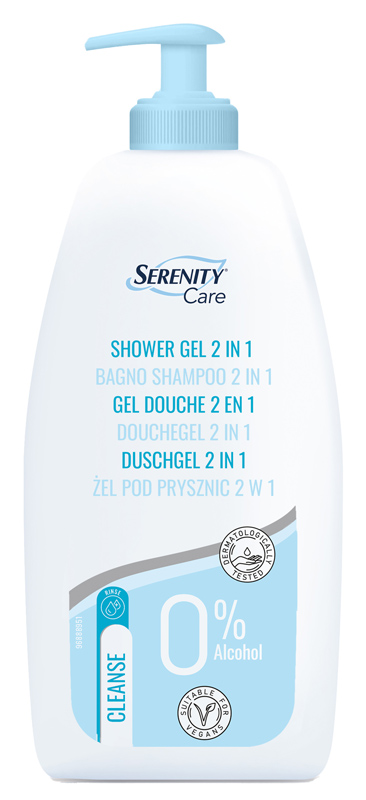SERENITY CARE BAGNO SHAMPOO 2 IN 1 500 ML - Farmacia-flash.it