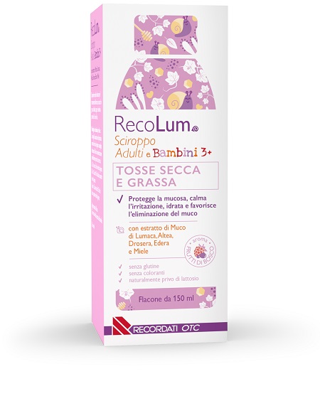 RECOLUM SCIROPPO TOSSE ADULTI-BAMBINI 150 ML - Farmacia-flash.it