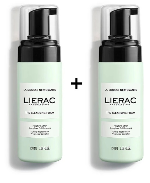 LIERAC DUO MOUSSE STRUCCANTE 150 ML 2 CONFEZIONI - Farmacia-flash.it