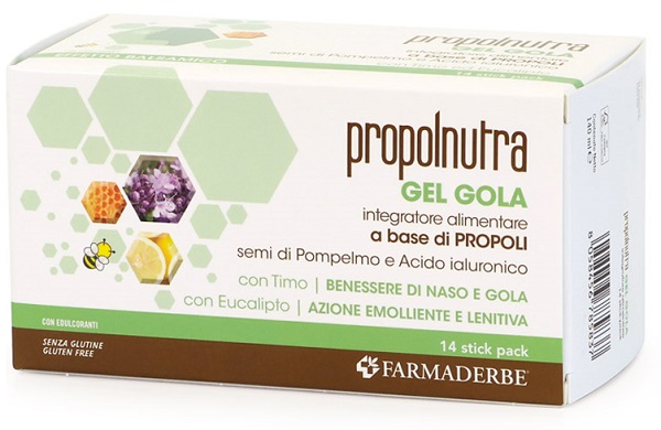 PROPOLNUTRA GEL GOLA 14 STICK PACK - Farmacia-flash.it