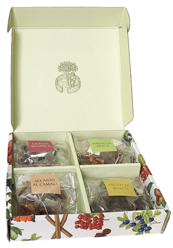 INFUSI PIRAMIDALI SCATOLA REGALO 24 BUSTINE - Farmacia-flash.it