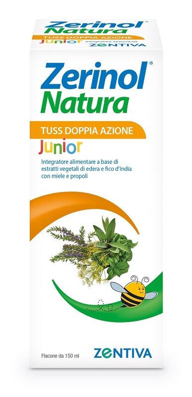 ZERINOL NATURA TUSS DOPPIA AZIONE JUNIOR SCIROPPO 150 ML - Farmacia-flash.it