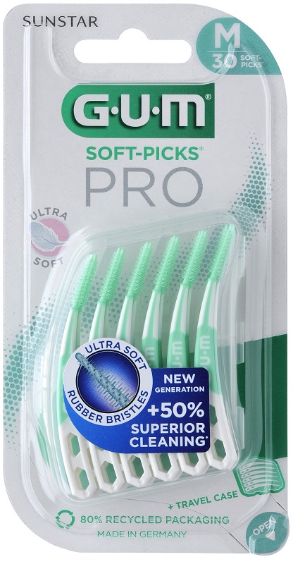 GUM SOFT PICK PRO MEDIUM 30 PEZZI - Farmacia-flash.it