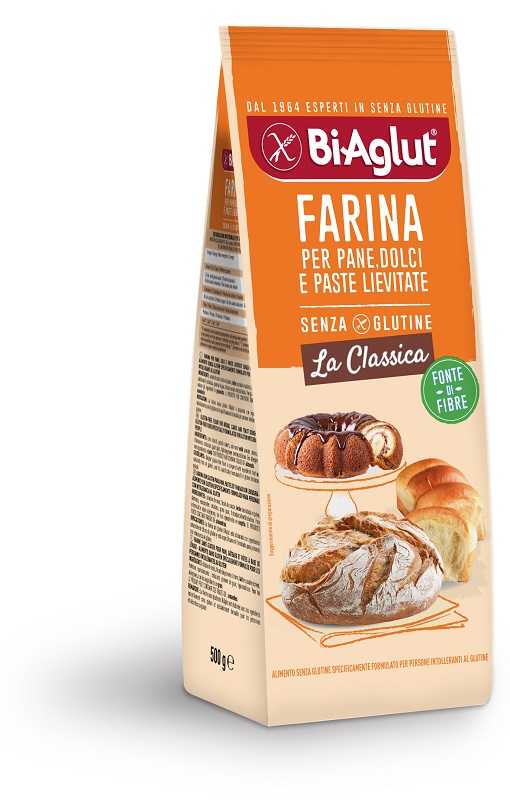 BIAGLUT FARINA SENZA GLUTINE CLASSICA 500 G - Farmacia-flash.it