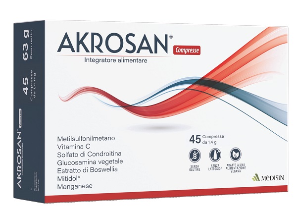 AKROSAN 45 COMPRESSE - Farmacia-flash.it