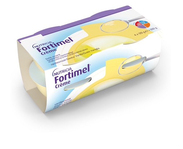 FORTIMEL CREME VANIGLIA 4 PEZZI DA 125 G - Farmacia-flash.it