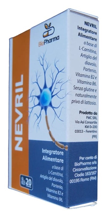 NEVRIL 20 COMPRESSE SENZA GLUTINE NATURALMENTE PRIVO DI LATTOSIO - Farmacia-flash.it