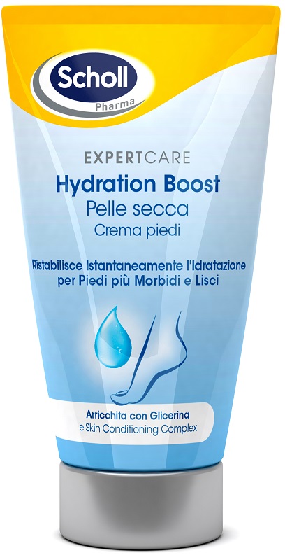 SCHOLL EXPERTCARE HYDRATION BOOST PELLE SECCA CREMA PIEDI 150 ML - Farmacia-flash.it