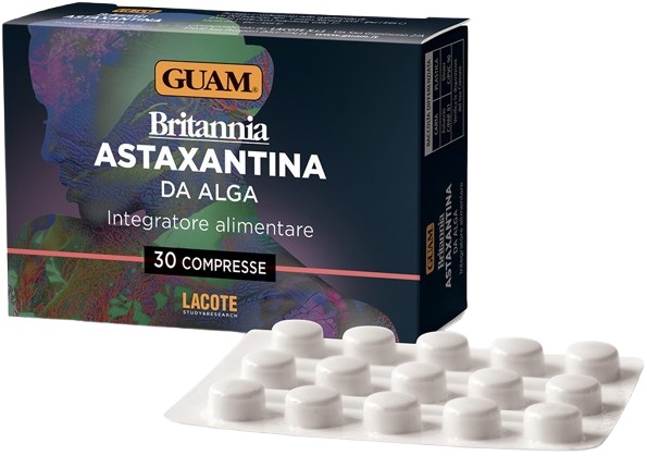 GUAM BRITANNIA ASTAXANTINA 30 COMPRESSE DA 550 MG - Farmacia-flash.it