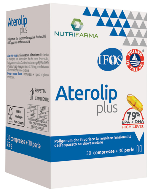 ATEROLIP PLUS 79% 30 COMPRESSE + 30 PERLE - Farmacia-flash.it
