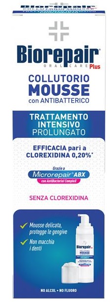 BIOREPAIR PLUS COLLUTORIO MOUSSE ANTIBATTERICO ABX 200 ML - Farmacia-flash.it