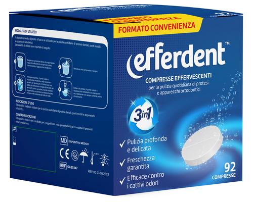 EFFERDENT 92 COMPRESSE EFFERVESCENTI - Farmacia-flash.it