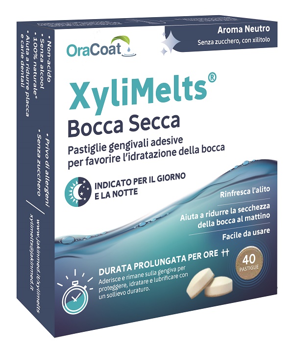 XYLIMELTS 40 PASTIGLIE NEUTRO - Farmacia-flash.it