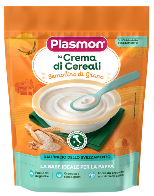 PLASMON CEREALI SEMOLINO DI GRANO 200 G - Farmacia-flash.it