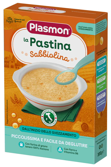 PLASMON PASTA SABBIOLINA 300 G - Farmacia-flash.it
