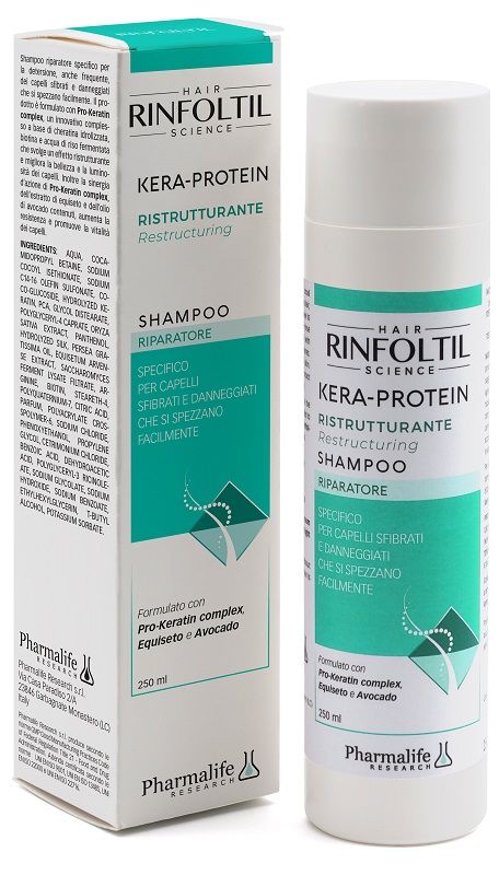 RINFOLTIL KERA-PROTEIN SHAMPOO RIPARATORE 250 ML - Farmacia-flash.it