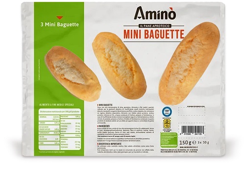 AMINO' MINI BAGUETTE 3 PEZZI DA 50 G - Farmacia-flash.it