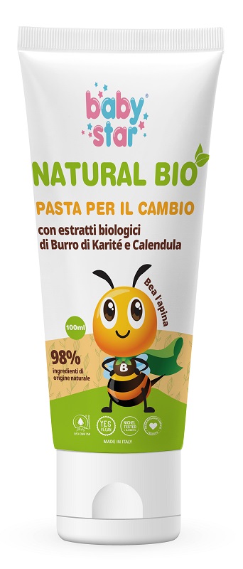 BABYSTAR PASTA CAMBIO PROTETTIVA NATURAL BIO 100 ML - Farmacia-flash.it