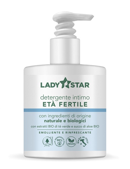 LADYSTAR  DETERGENTE INTIMO DONNA FERTILE 300 ML - Farmacia-flash.it