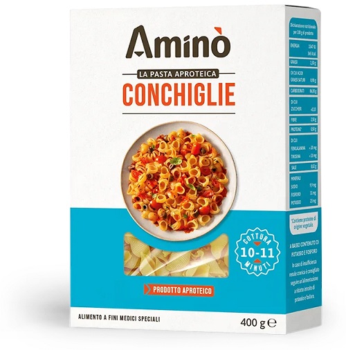 AMINO' CONCHIGLIE APROTEICHE 400 G - Farmacia-flash.it