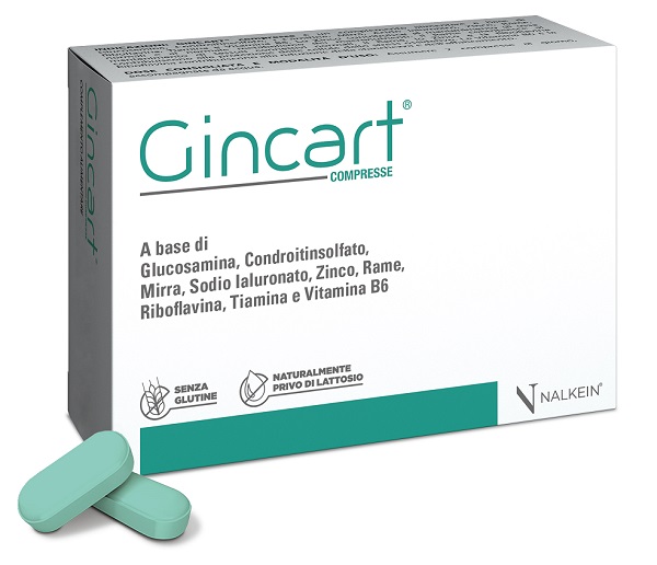 GINCART 30 COMPRESSE RIVESTITE DA 1,25 G SENZA GLUTINE NATURALMENTE PRIVO DI LATTOSIO - Farmacia-flash.it