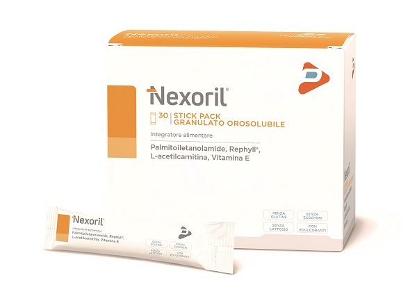 NEXORIL 30 STICK PACK GRANULATO OROSOLUBILE CON EDULCORANTI SENZA GLUTINE SENZA LATTOSIO SENZA ZUCCHERI - Farmacia-flash.it