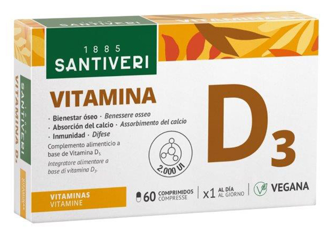 VITAMINA D3 2000UI VEGETALE 60 COMPRESSE - Farmacia-flash.it