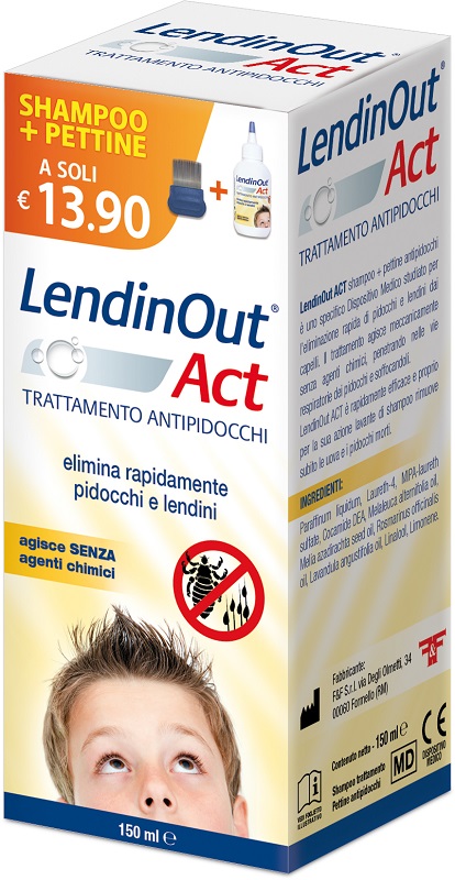 LENDINOUT ACT ANTIPIDOCCHI 150 ML - Farmacia-flash.it