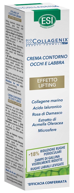 ESI BIOCOLLAGENIX CREMA CONTORNO OCCHI LABBRA EFFETTO LIFTING 15 ML - Farmacia-flash.it