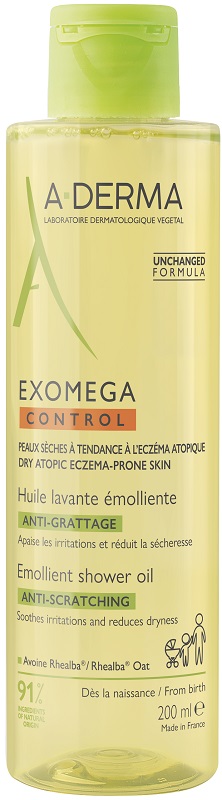 EXOMEGA CONTROL OLIO LAVANTE EMOLLIENTE 200 ML NUOVO PACK - Farmacia-flash.it