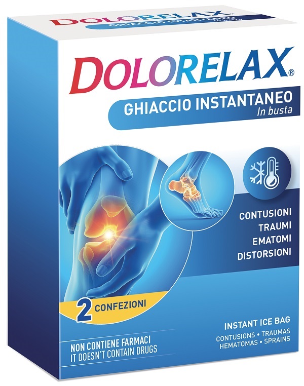 GHIACCIO ISTANTANEO DOLORELAX 2 BUSTE - Farmacia-flash.it