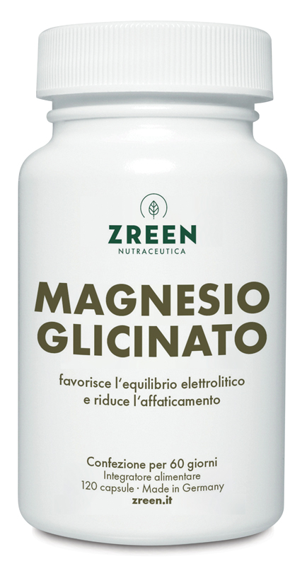 ZREEN MAGNESIO GLICINATO 120 CAPSULE - Farmacia-flash.it