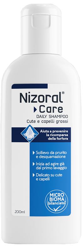 NIZORAL CARE DAILY SHAMPOO CUTE & CAPELLI GRASSI 200 ML - Farmacia-flash.it