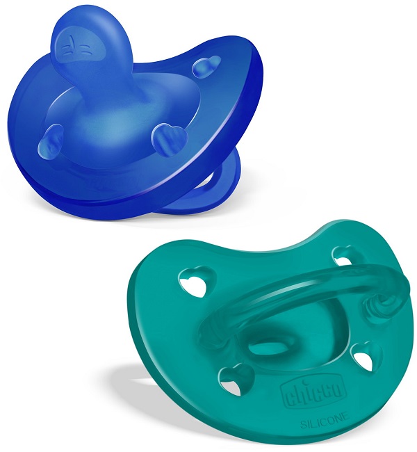 CHICCO GOMMOTTO SILICONE AZZURRO 6-16 MESI 2 PEZZI - Farmacia-flash.it
