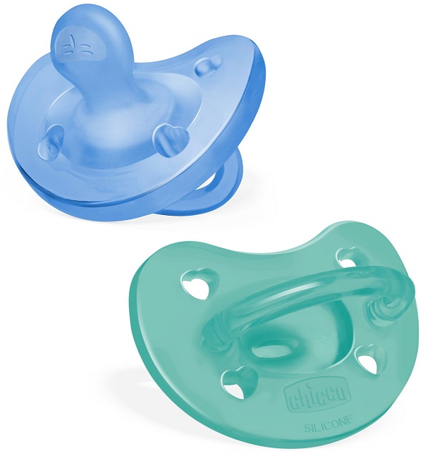 CHICCO GOMMOTTO SILICONE AZZURRO 16-36 MESI 2 PEZZI - Farmacia-flash.it