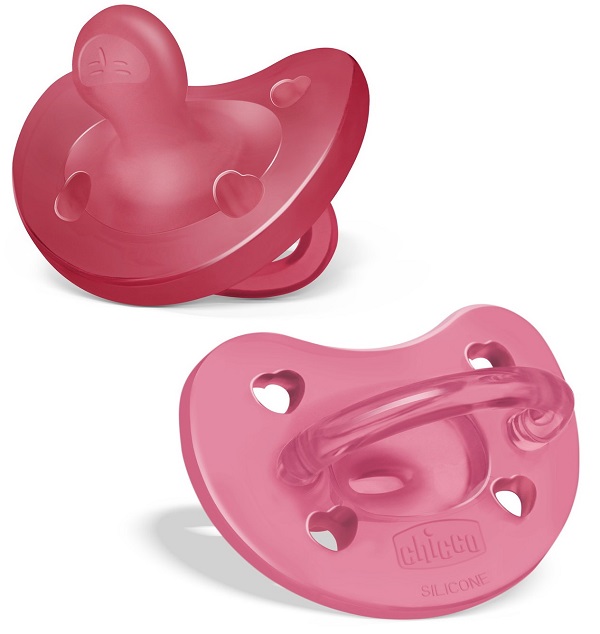 CHICCO GOMMOTTO SILICONE ROSA 16-36 MESI 2 PEZZI - Farmacia-flash.it