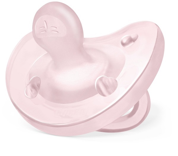 CHICCO GOMMOTTO SILICONE ROSA 2-6 MESI 1 PEZZO - Farmacia-flash.it