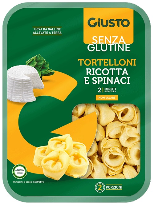 GIUSTO SENZA GLUTINE TORTELLONI RICOTTA E SPINACI 250 G - Farmacia-flash.it