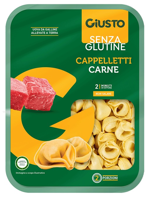 GIUSTO SENZA GLUTINE CAPPELLETTI DI CARNE 250 G - Farmacia-flash.it
