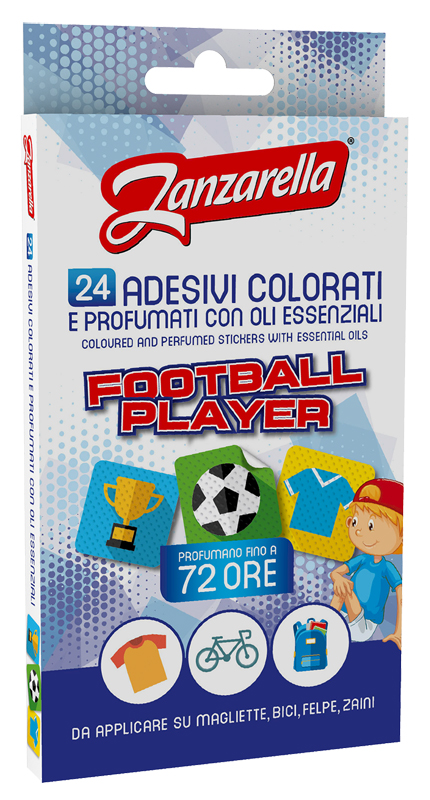 ZANZARELLA STICKER FOOTBALL PLAYER 24 PEZZI - Farmacia-flash.it